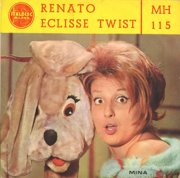 Mina Eclisse Twist Renato 7" vinile Italdisc 1962