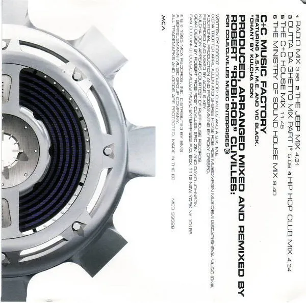 C+C Music Factory I'll Always Be Around cd maxi