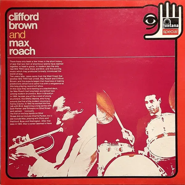 Clifford Brown Max Roach vinile LP ristampa hard bop