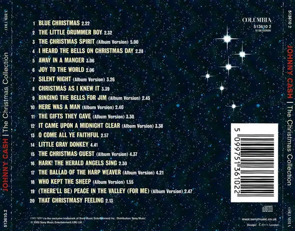Johnny Cash The Christmas Collection CD compilation Natale