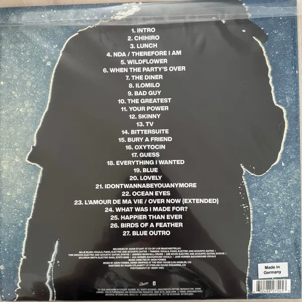 Billie Eilish Hit Me Hard And Soft Tour Vinile 3LP Live colorato