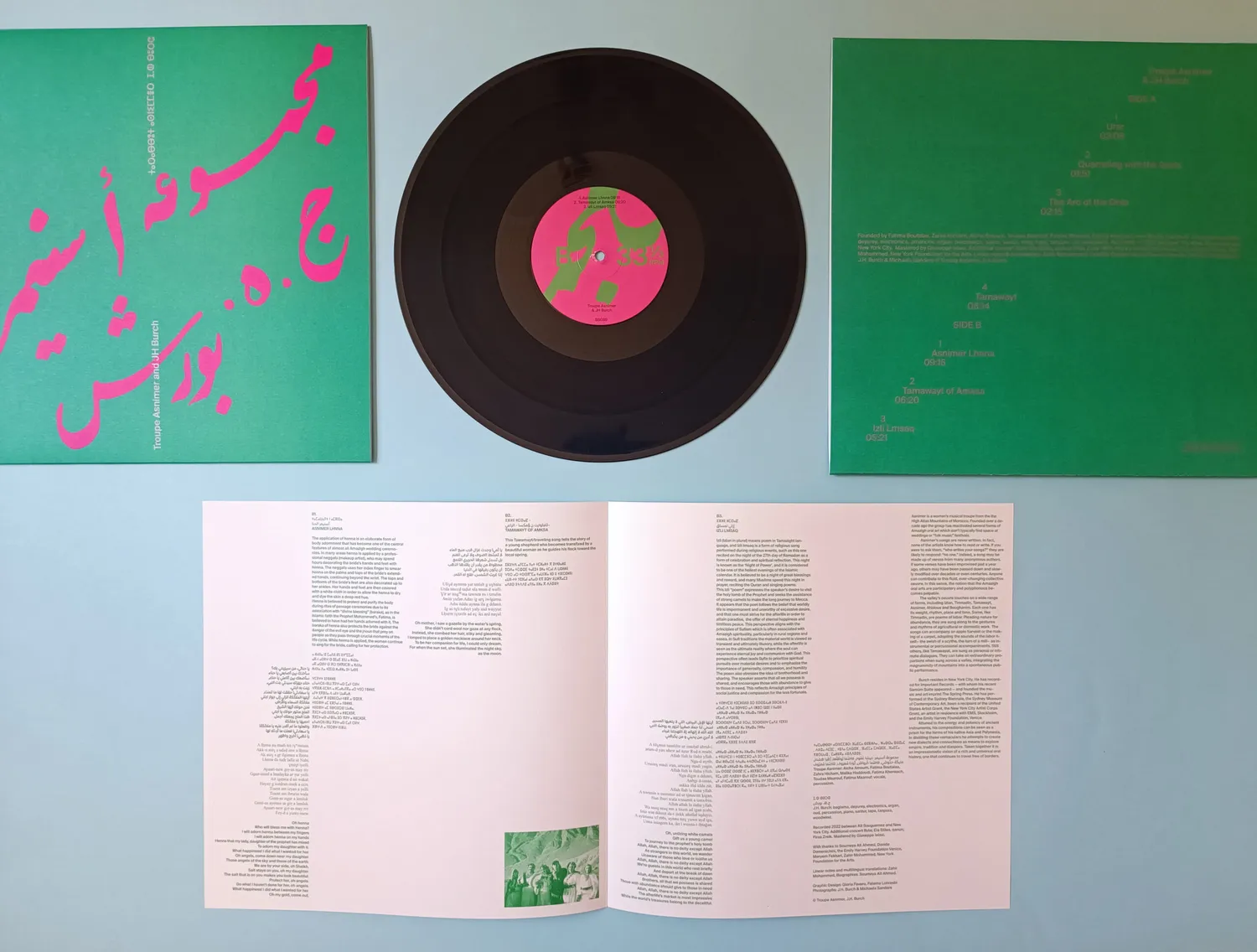 Black Sweat Records Troupe Asnimer JH Burch vinile amazigh