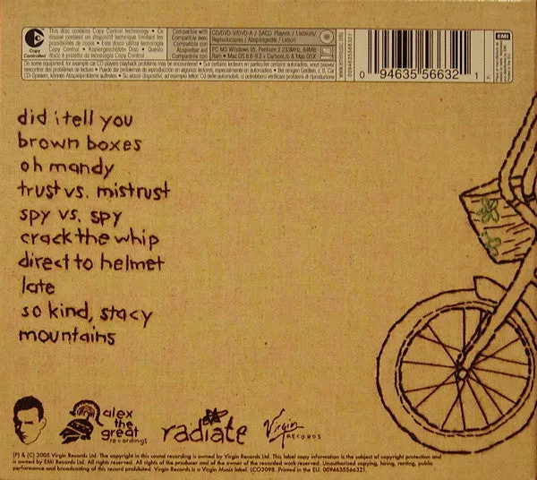 The Spinto Band Nice And Nicely Done CD album digipak