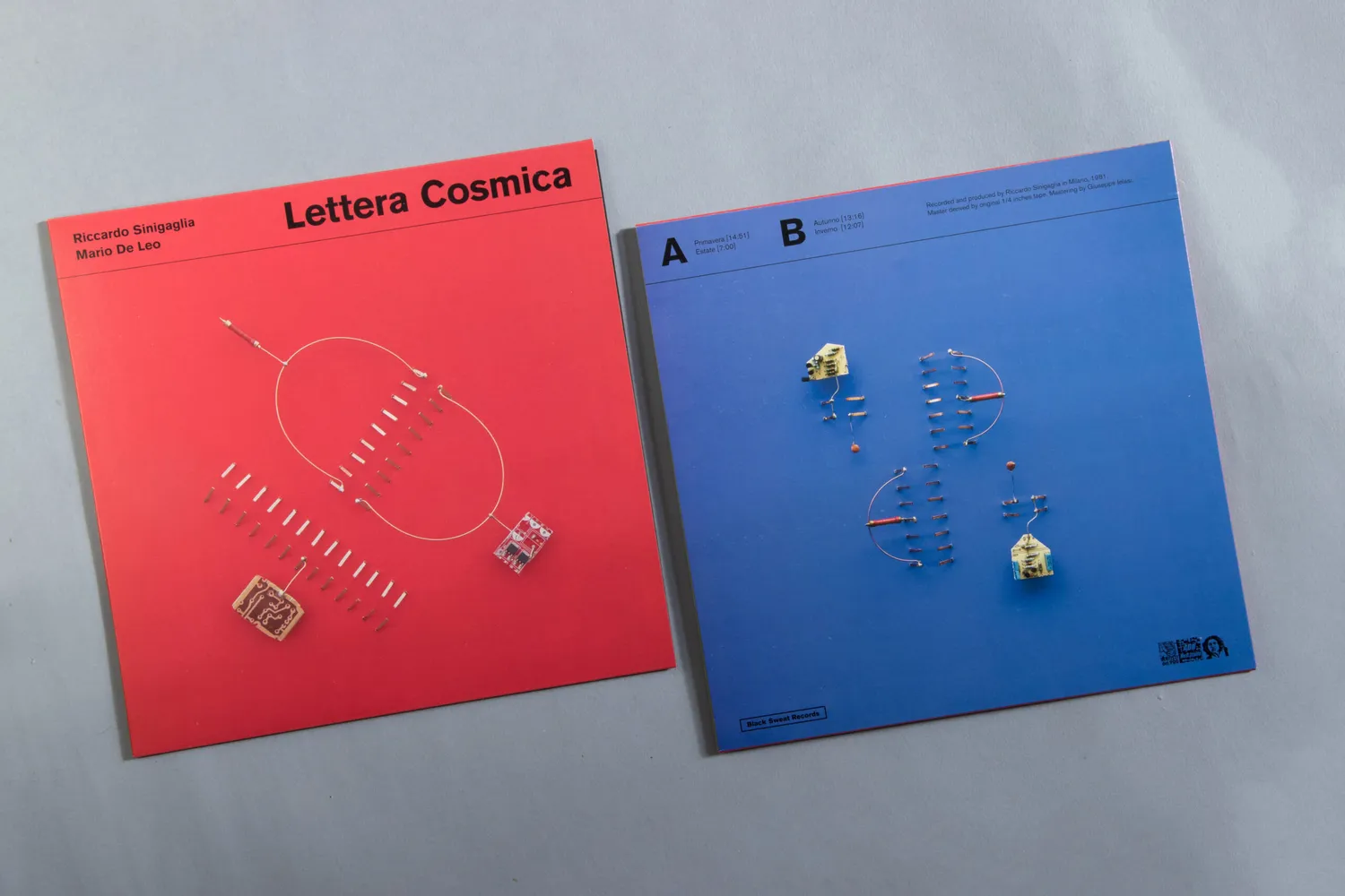 Black Sweat Sinigaglia De Leo Lettera Cosmica vinile LP ambient