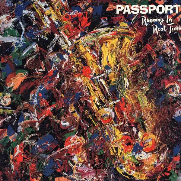 Passport Running In Real Time vinile LP tedesco fusion NM