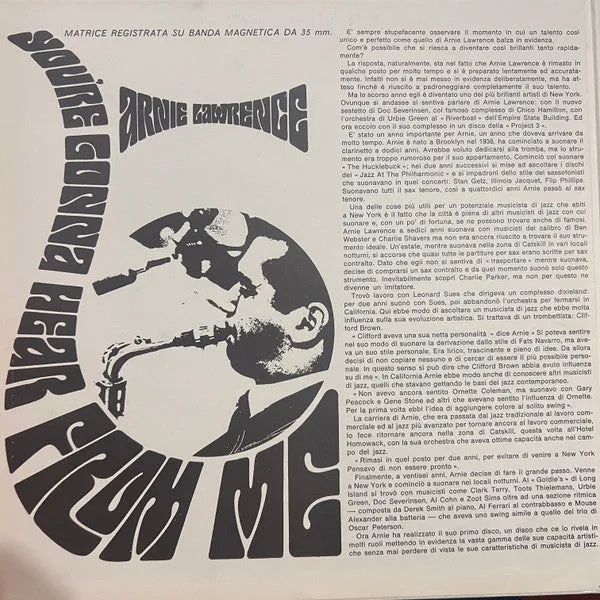 Arnie Lawrence You're Gonna Hear From Me vinile LP VG+ apribile