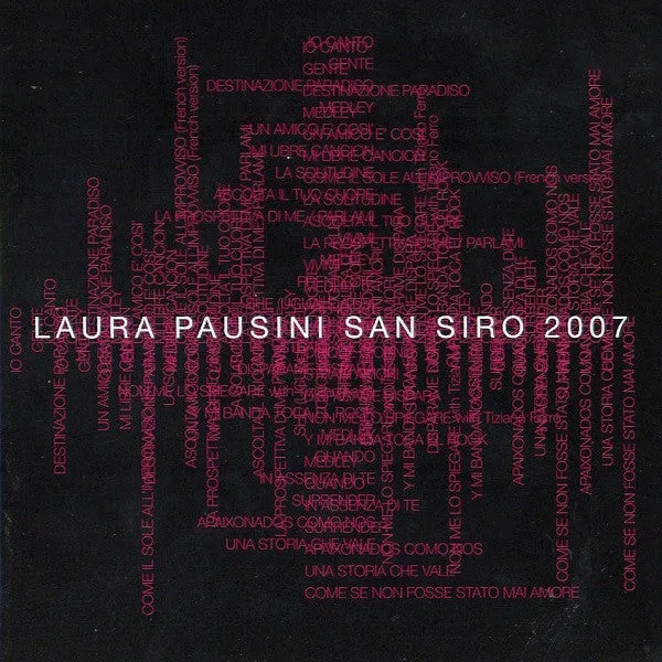 Laura Pausini San Siro 2007 DVD + CD pop live