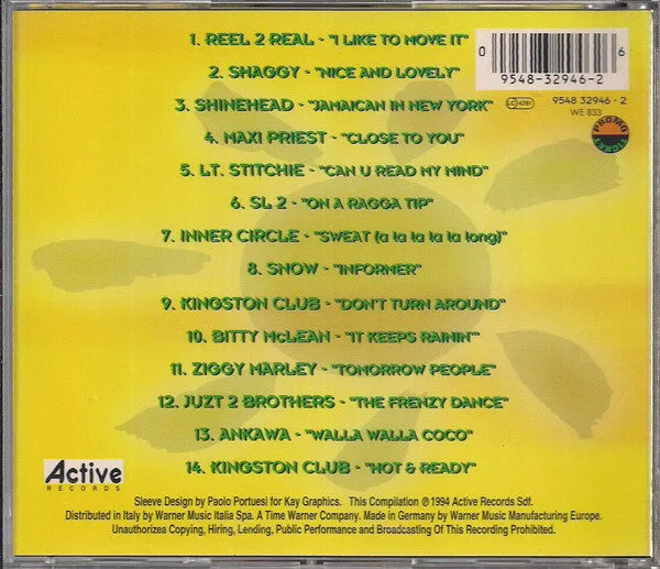 Various Sun Splash CD compilation NM dancehall