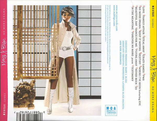 Mary J Blige No More Drama CD album rnb