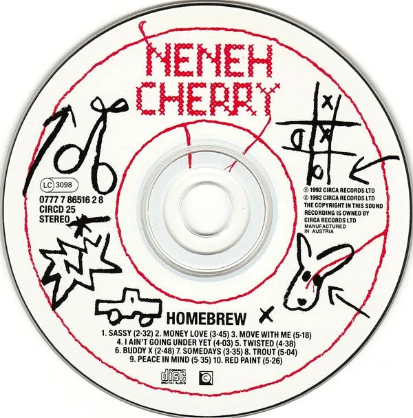 Neneh Cherry Homebrew CD album trip hop