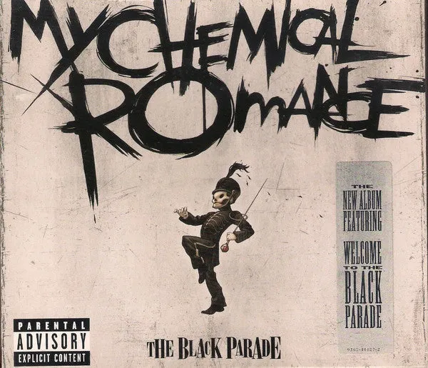 My Chemical Romance The Black Parade CD album white emo