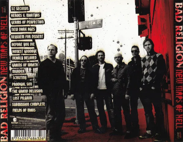 Bad Religion New Maps Of Hell CD album punk