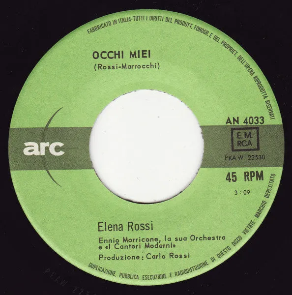 Gigliola Cinquetti Occhi Miei 7" vinile mono usato VG+