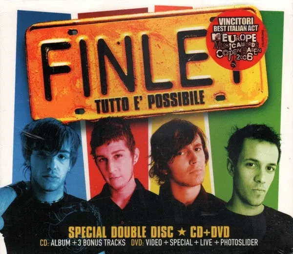 Finley Tutto È Possibile CD + DVD special edition pop punk