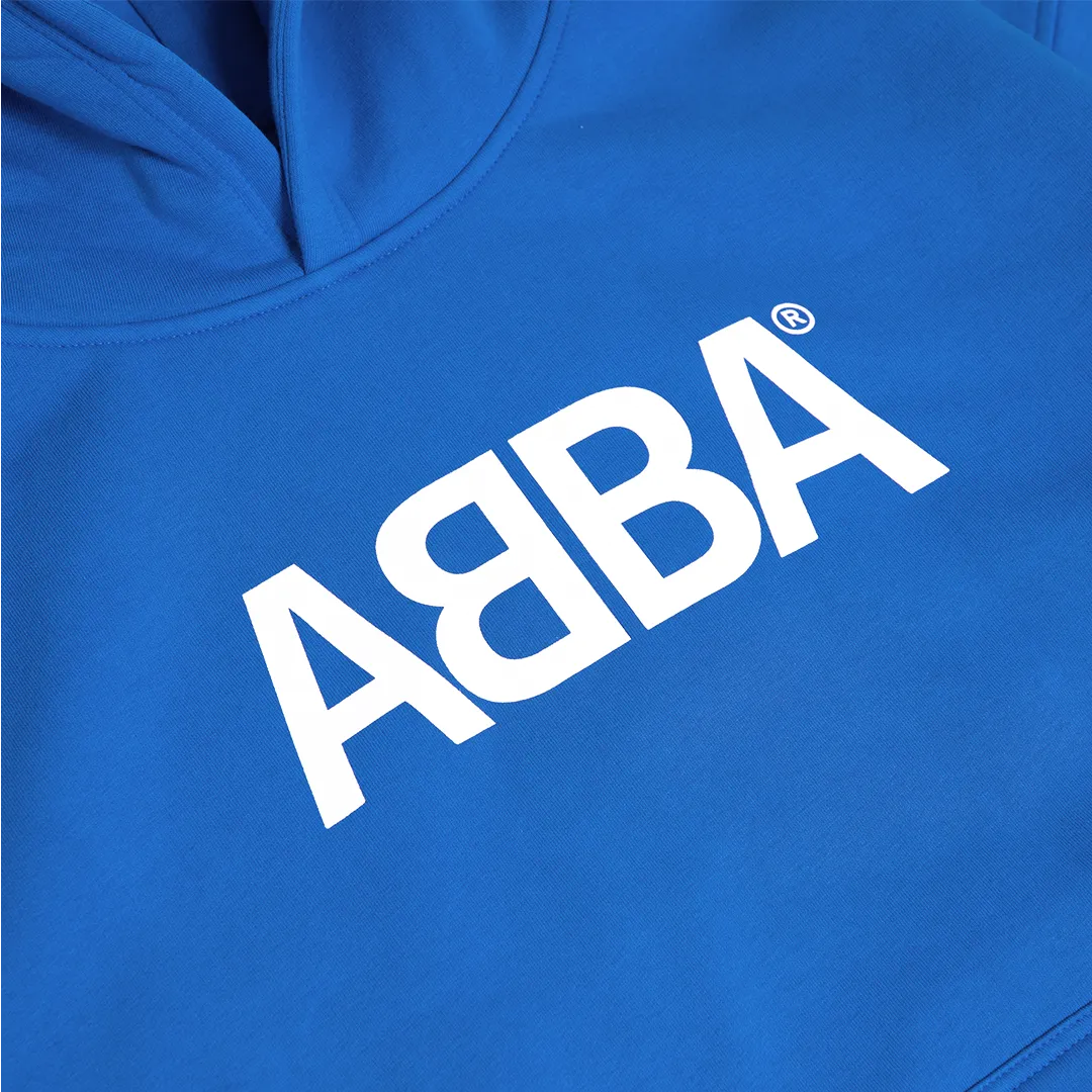 Polydor Records ABBA felpa hoodie blu oversize