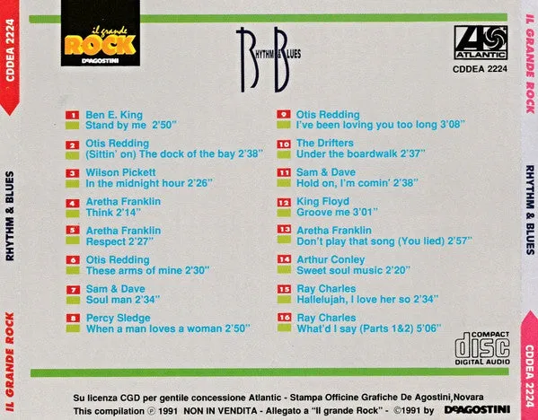 Various Rhythm & Blues CD compilation soul Atlantic