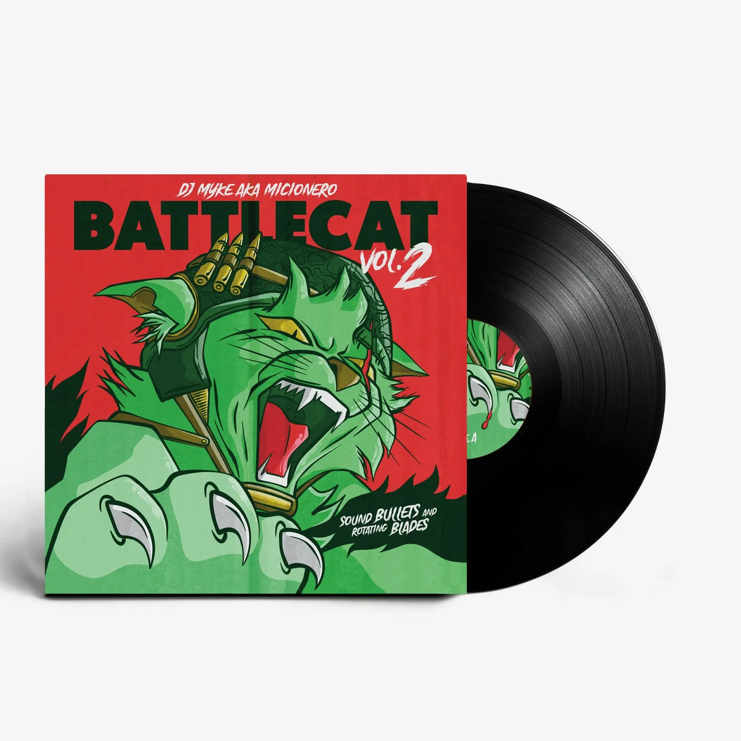 Dj Myke Battlecat Vol.2 vinile LP nero tool
