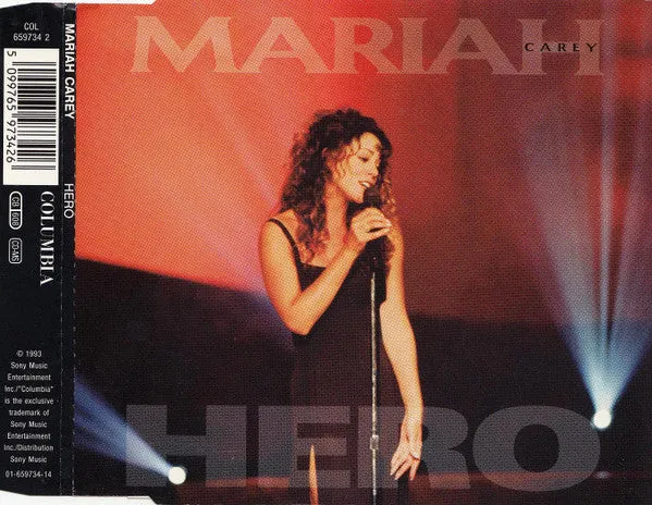 Mariah Carey Hero CD maxi remix 1993