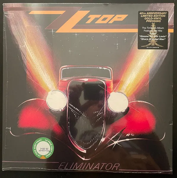 ZZ Top Eliminator LP vinile oro edizione limitata