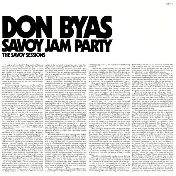 Don Byas Savoy Jam Party doppio vinile 2xLP bop 1976 VG