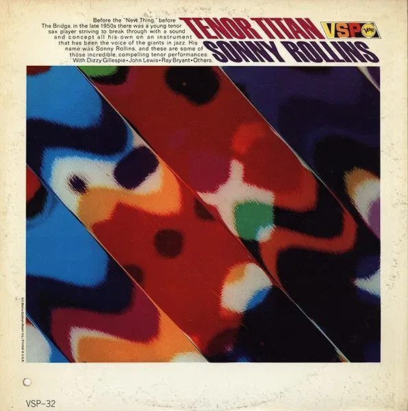 Sonny Rollins Tenor Titan vinile LP usato VG bop