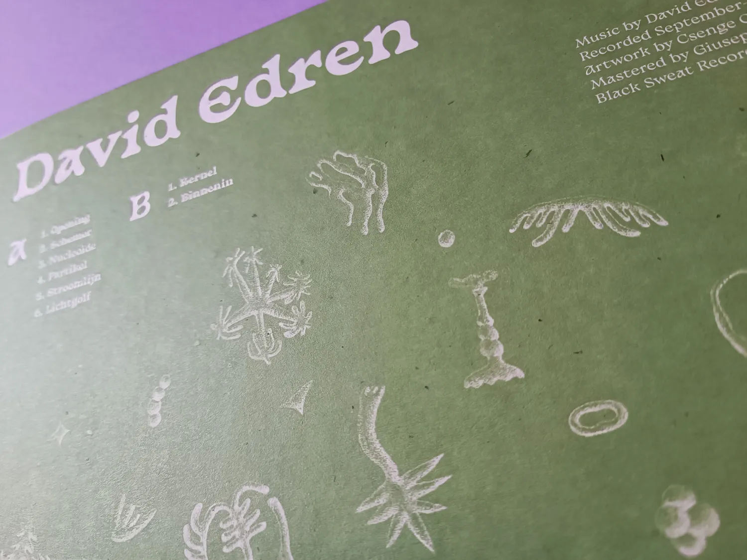 Black Sweat David Edren Binnenin vinile LP ambient