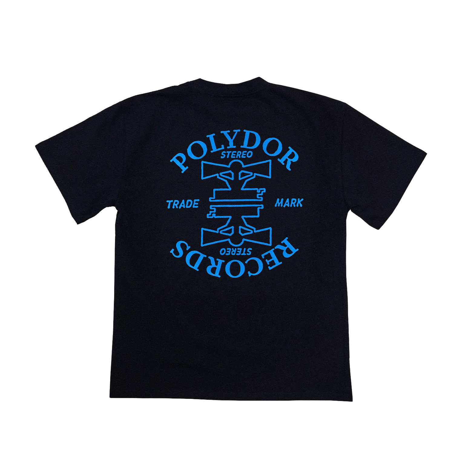 Polydor Records Polydor Tee t-shirt nera boxy cotone