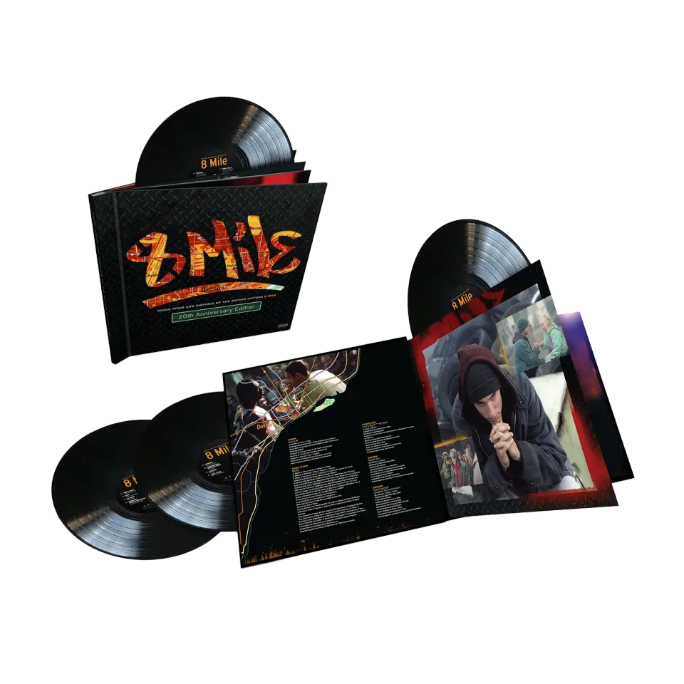 Polydor 8 Mile colonna sonora vinile 4LP expanded