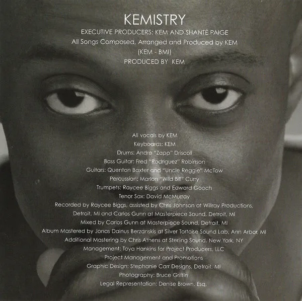 Kem Kemistry CD album neo soul usato USA