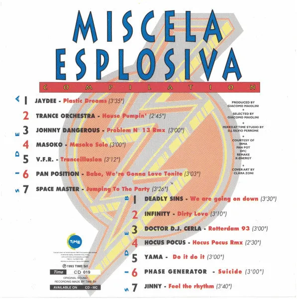 Various Miscela Esplosiva CD mixed compilation usata