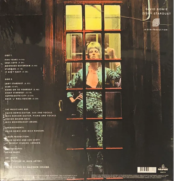 David Bowie Ziggy Stardust LP vinile remaster 2024 mint
