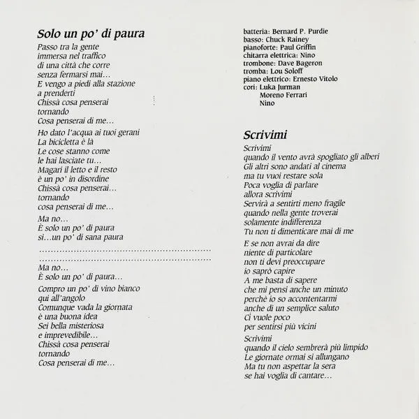 Nino Buonocore Sabato Domenica e Lunedì CD album 1990