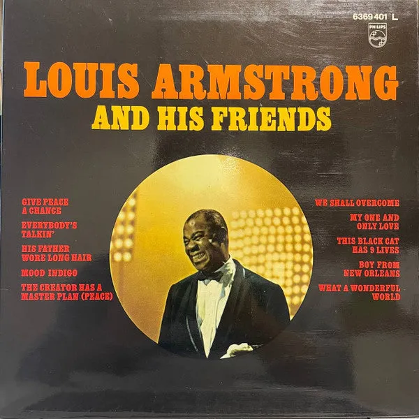Louis Armstrong And His Friends vinile LP gatefold italiano VG