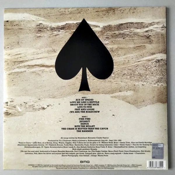 Motörhead Ace Of Spades vinile LP 180g ristampa