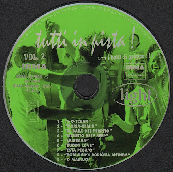 Various Tutti In Pista Con I Balli Di Gruppo Light Vol. 2 CD