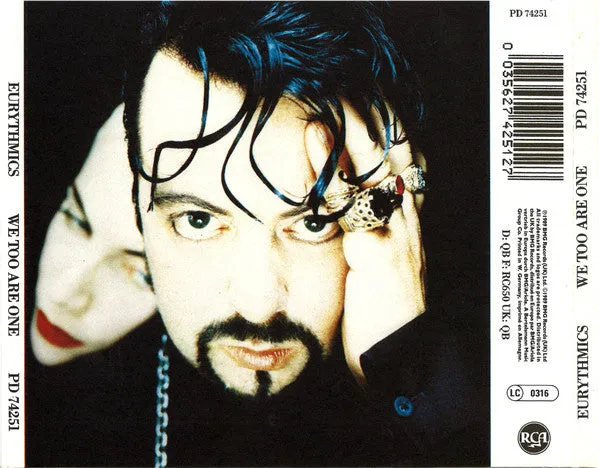 Eurythmics We Too Are One CD europeo 1989 synth-pop VG+