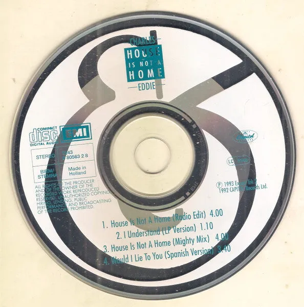 Charles & Eddie House Is Not A Home maxi CD usato soul