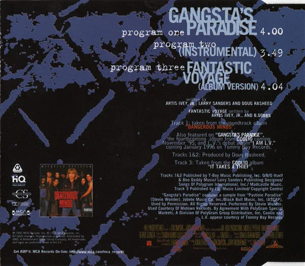 Coolio Gangsta's Paradise CD maxi singolo usato