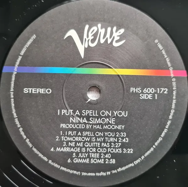 Nina Simone I Put A Spell On You LP 180g ristampa
