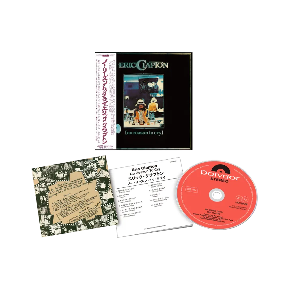 Eric Clapton No Reason To Cry SHM-CD giapponese + booklet