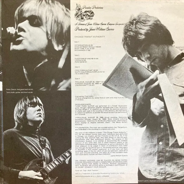 Chicago Transit Authority doppio vinile 2xLP gatefold VG