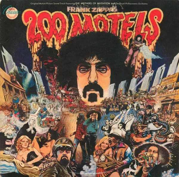 Frank Zappa 200 Motels doppio LP avantgarde 1986