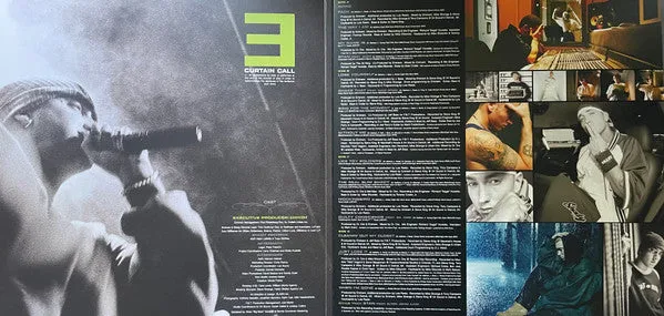 Eminem Curtain Call The Hits 2xLP vinile compilation gatefold