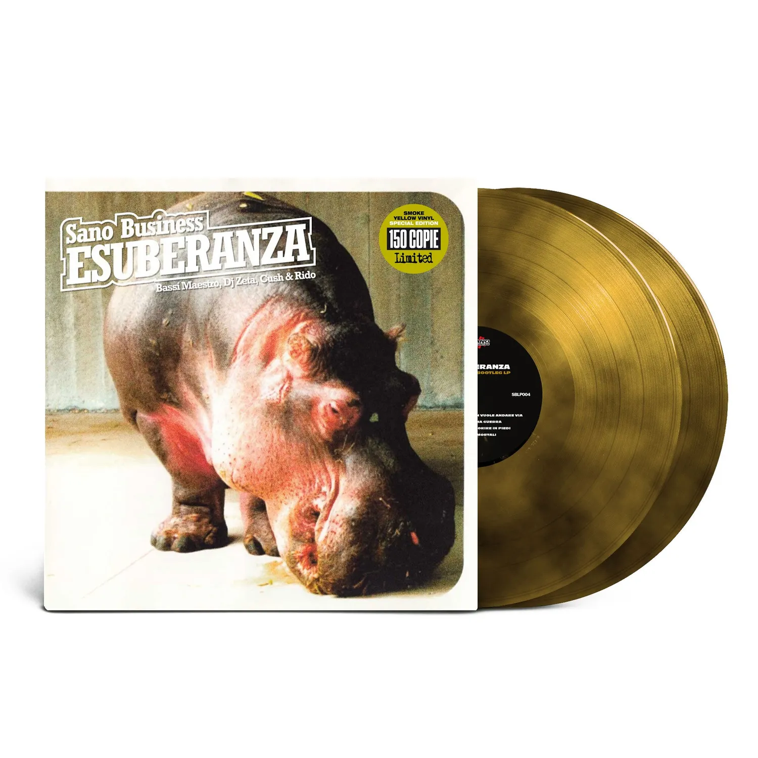Sano Business Esuberanza 2LP vinile smoke yellow