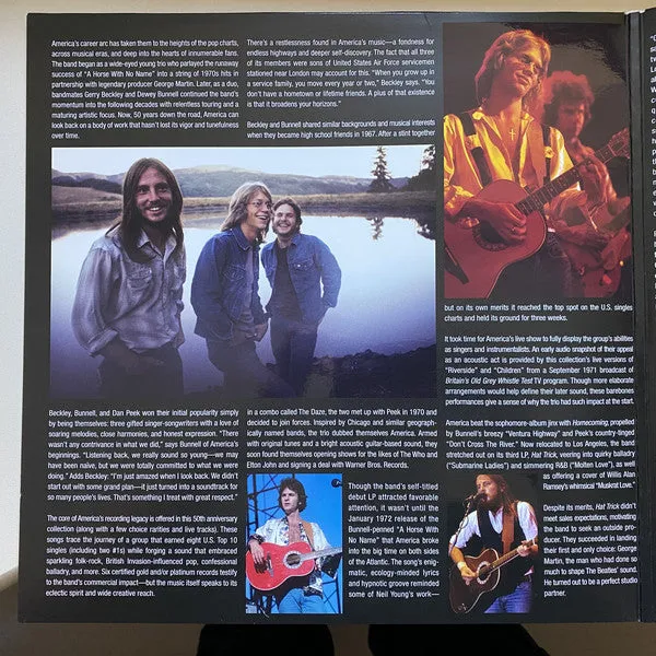 America 50th Anniversary 2xLP vinile raccolta
