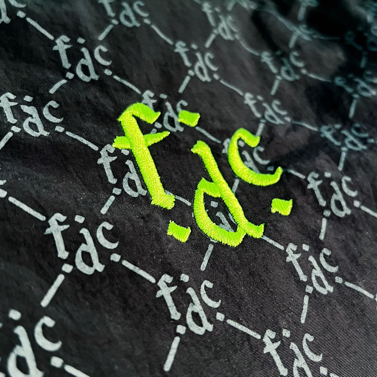 Fontaines D.C. F.D.C. Monogram borsa tracolla nero verde