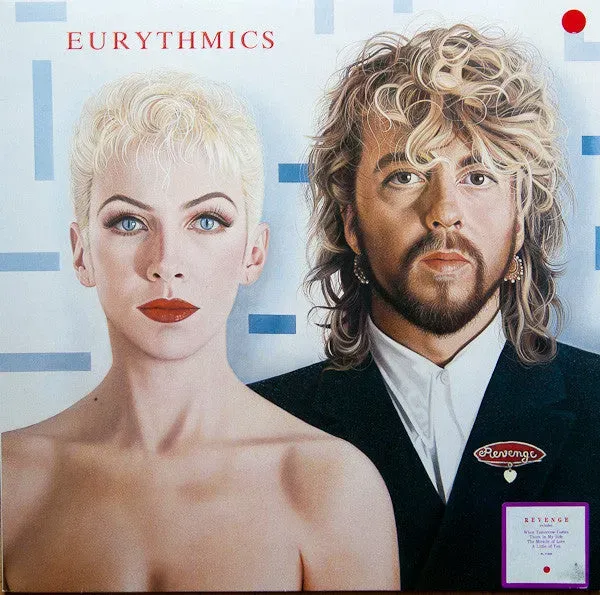 Eurythmics Revenge vinile LP edizione italiana synth-pop VG