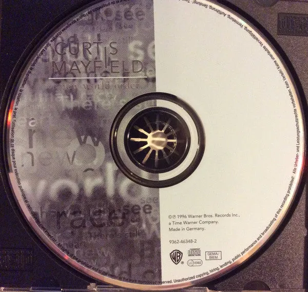 Curtis Mayfield New World Order CD album soul 1996