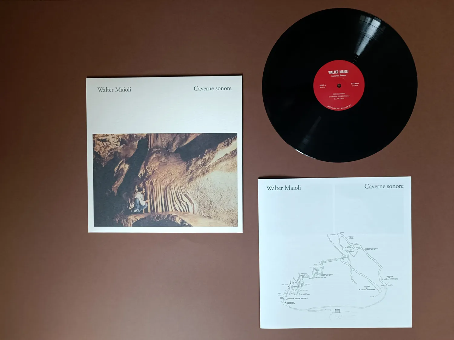 Black Sweat Walter Maioli Caverne Sonore Vinile LP litofoni