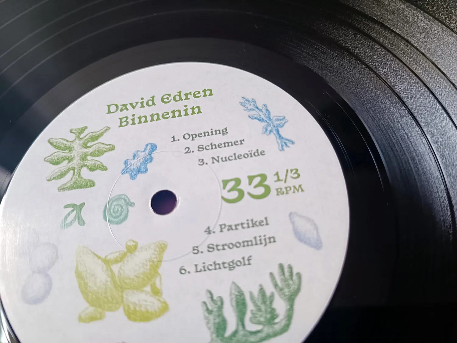 Black Sweat David Edren Binnenin vinile LP ambient